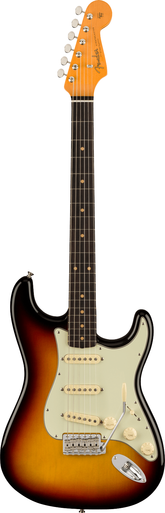 Fender American Vintage II 1961 Stratocaster Electric Guitar, 3-Colour Sunburst