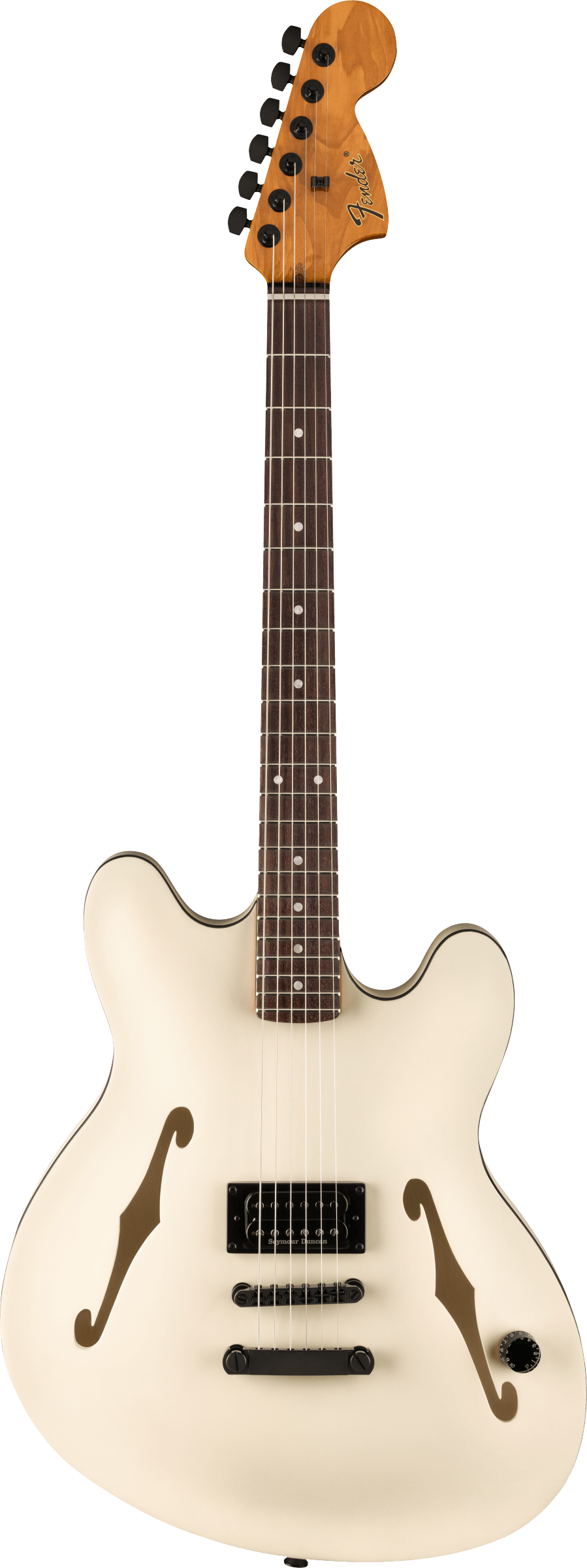 Fender Tom DeLonge Starcaster, Rosewood Fingerboard, Satin Olympic White (NEW)