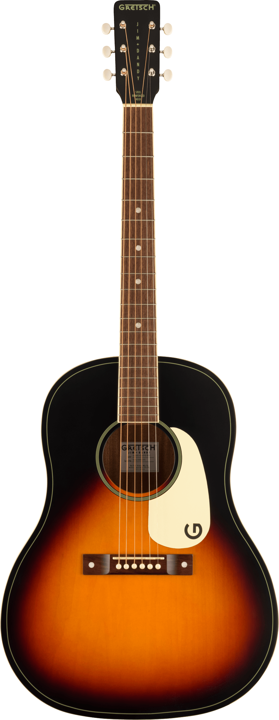 Gretsch Jim Dandy Dreadnought Acoustic Guitar, Rex Burst (NEW)