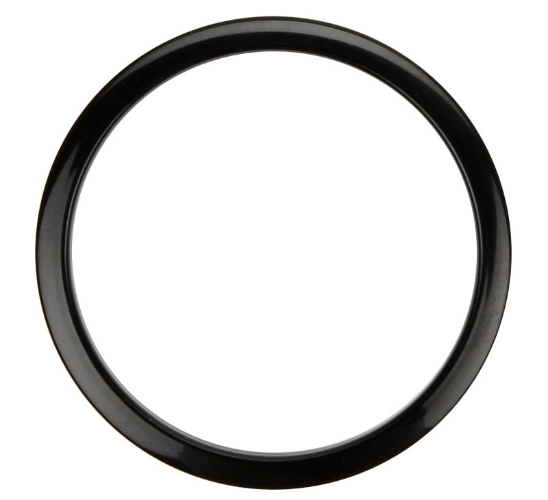 Bass Drum Os Port Reinforcement Hoop, 4-inch, Black (NEW)