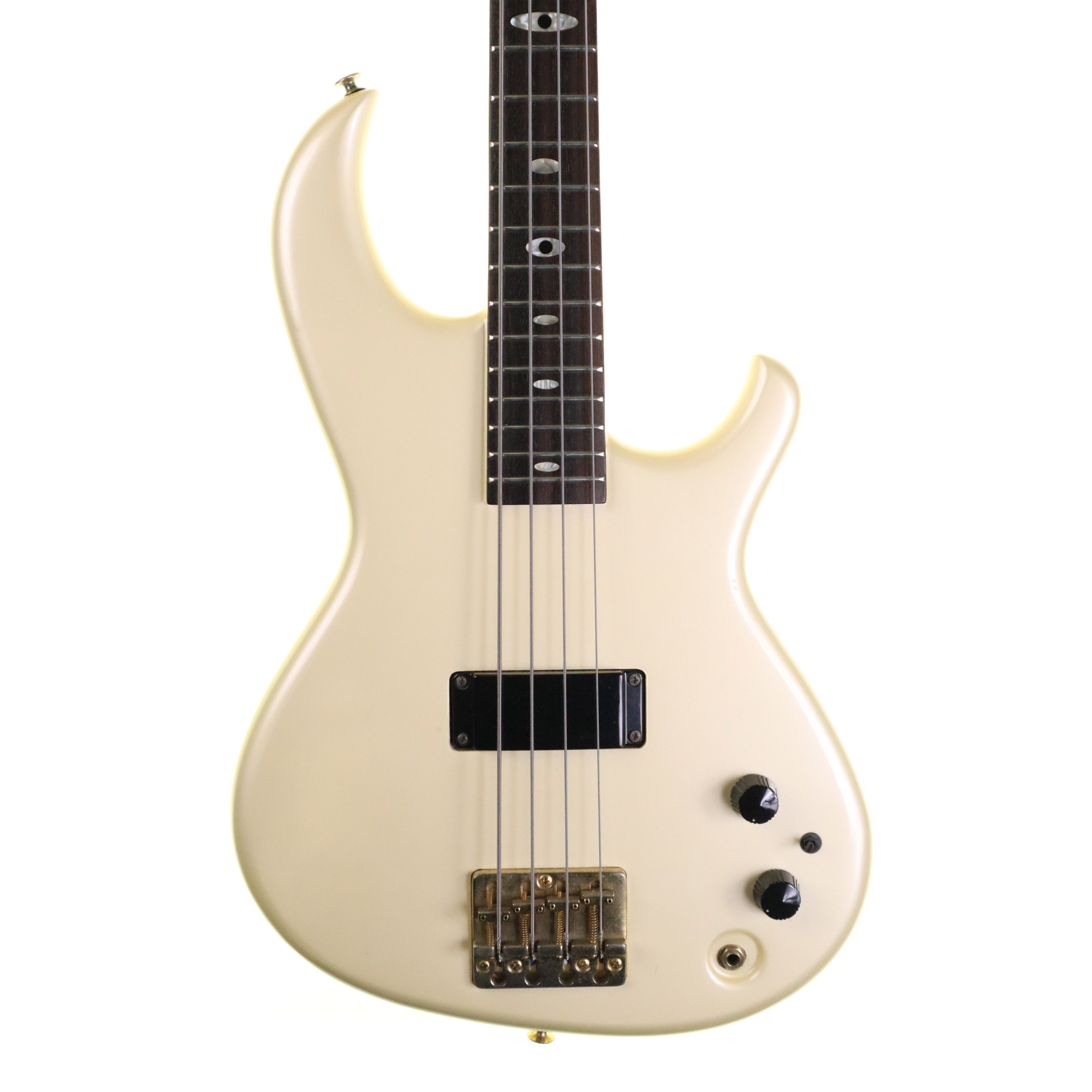 Aria Pro II SB Elite-1 1983 Neck Through Bass, Pearl White, Japan