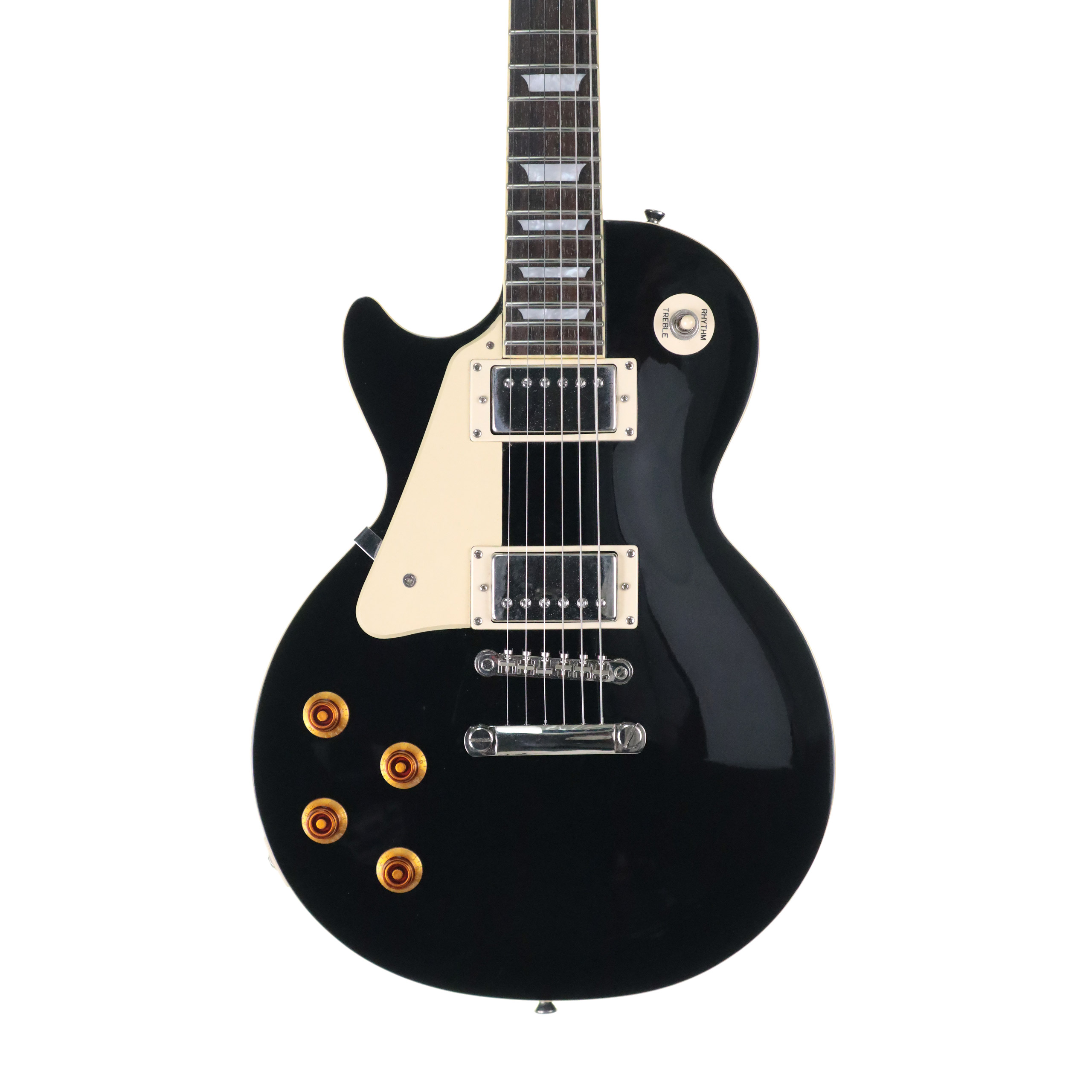 Epiphone Les Paul Standard Electric Guitar Left Handed, Ebony (PRE-OWNED)