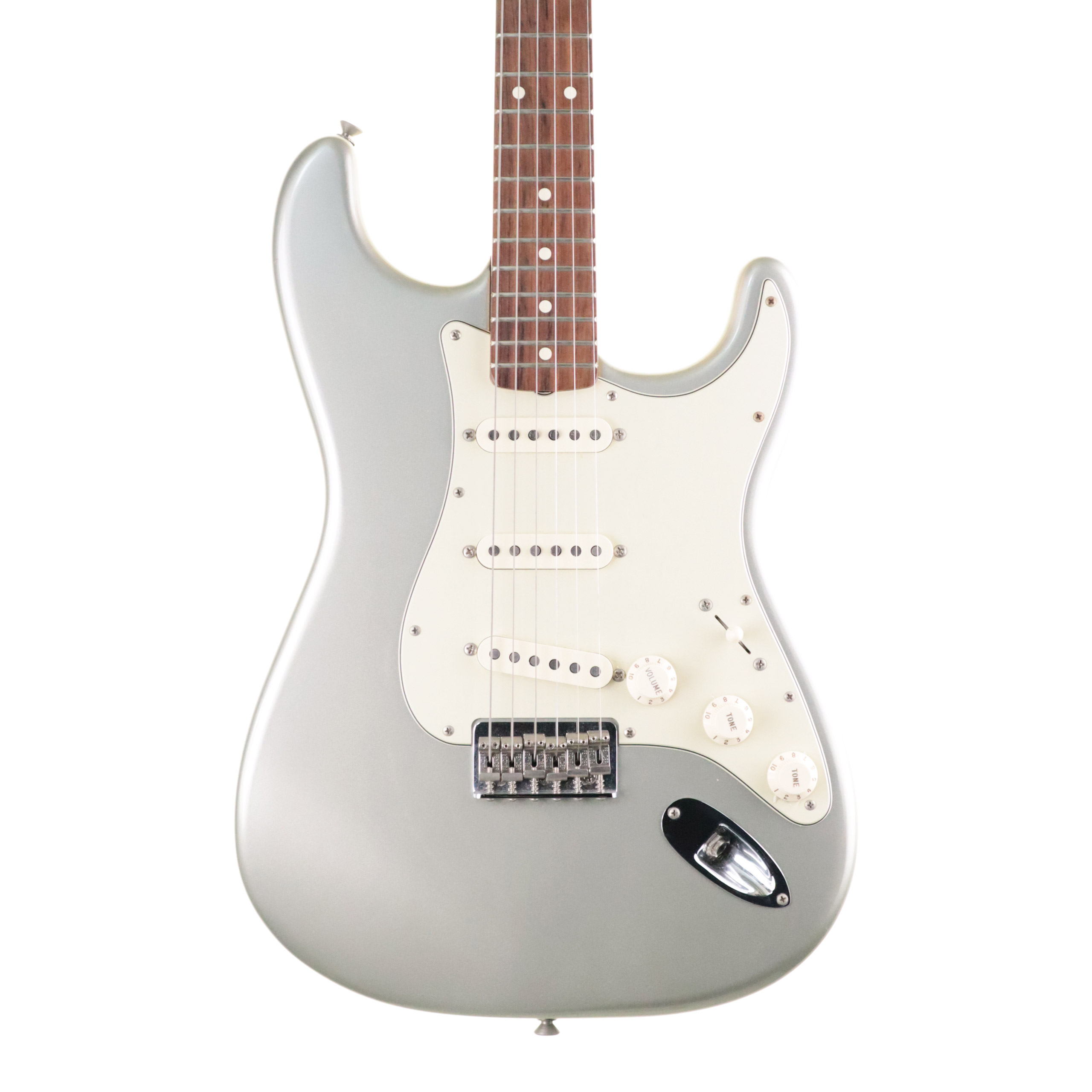 Fender Robert Cray Stratocaster Elec Gtr, Inca Silver w /Gig Bag (PRE-OWNED)