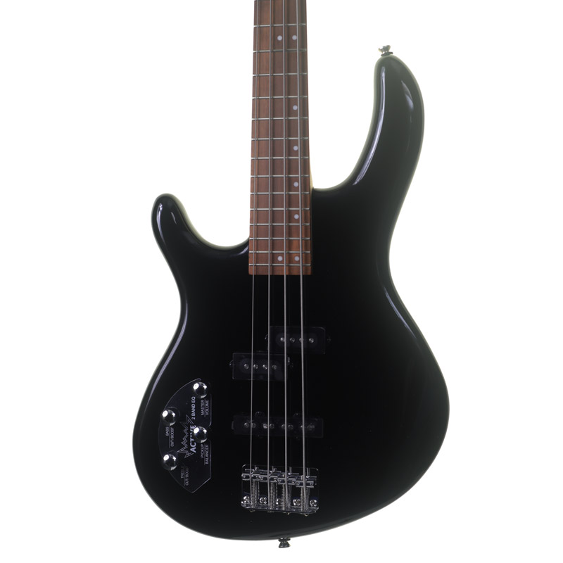 Cort Action Bass Plus Bass Guitar, Black, Left Handed (NEW)