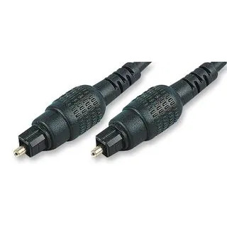 TOSLink ADAT Optical Audio Lead with 4mm Cable, 3m Black (NEW)