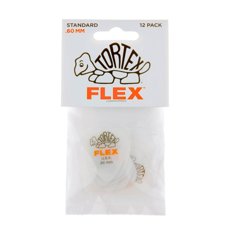 Dunlop Tortex Flex Standard Picks .60mm, Pack of 12 (NEW)