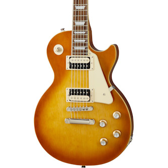 Epiphone Les Paul Classic Electric Guitar, Honey Burst (NEW)