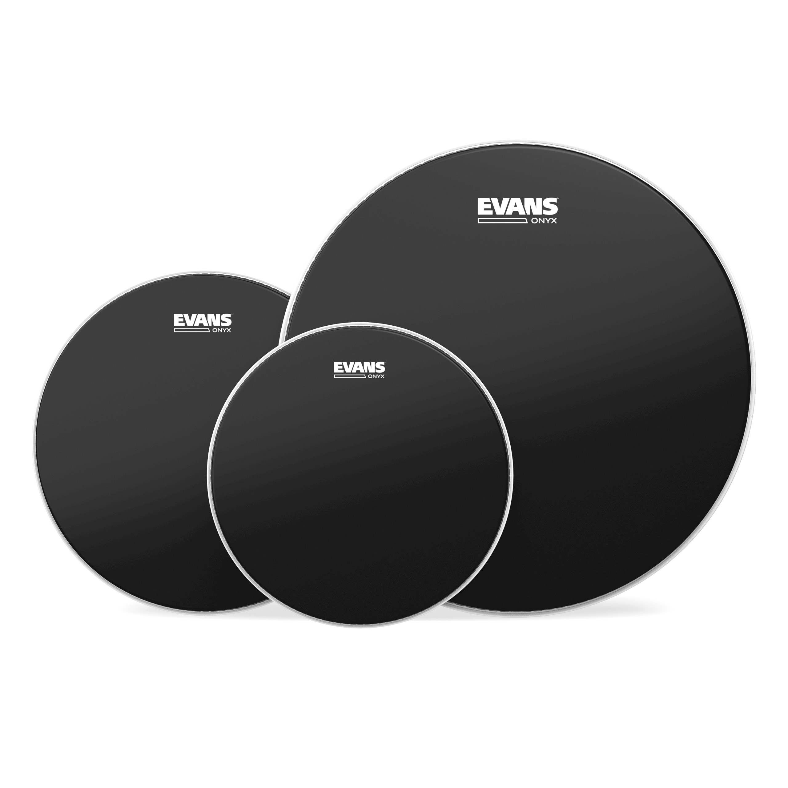 Evans ETP-ONX2-F Onyx Drumheads Fusion Tom Pack (10, 12, 14 Inch) NEW