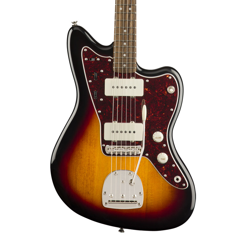 Fender Squier Classic Vibe 60s Jazzmaster, 3 Tone Sunburst, Laurel (NEW)