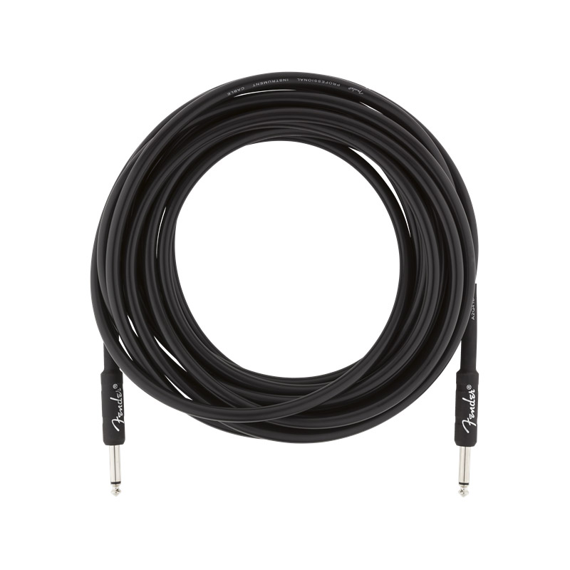 Fender Pro Series 25 foot Instrument Cable, Black (NEW)