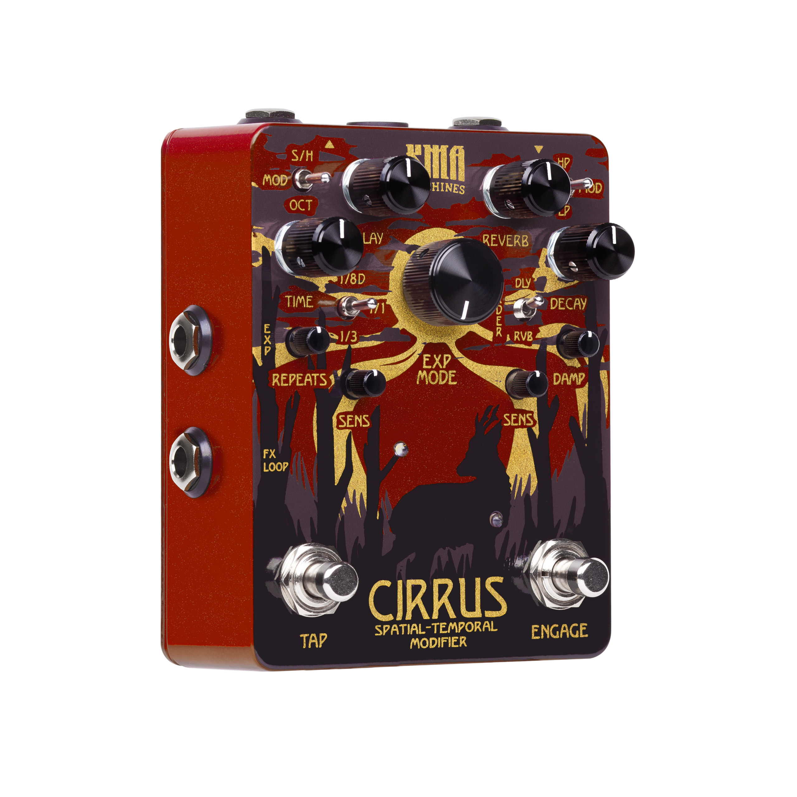 KMA Machines Cirrus Delay and Reverb Effects Pedal (NEW)
