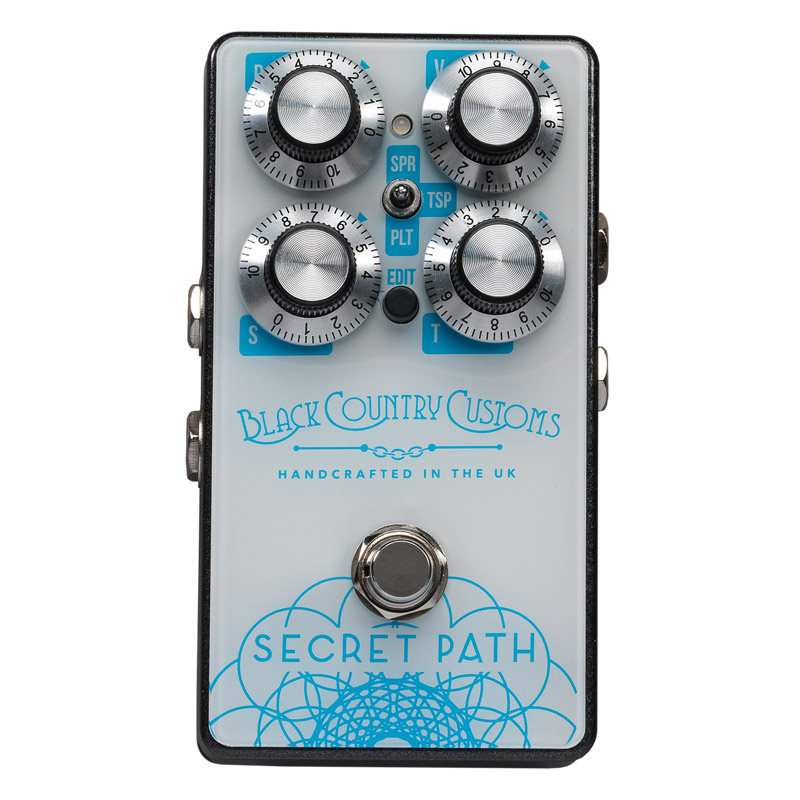 Black Country Customs by Laney Secret Path Reverb Effects Pedal (NEW)