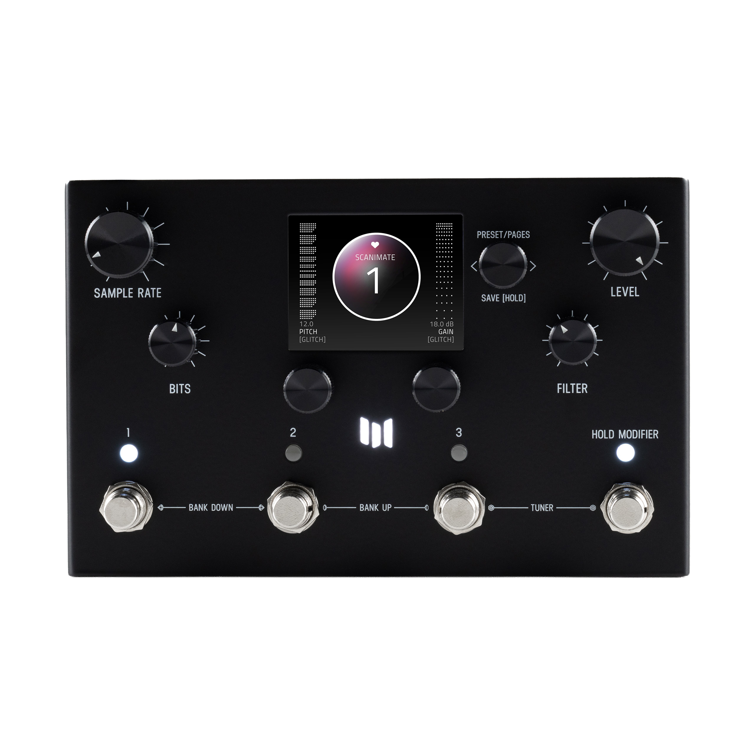 Meris Ottobit X Modular Degradation Texture Engine Pedal, Black (NEW)