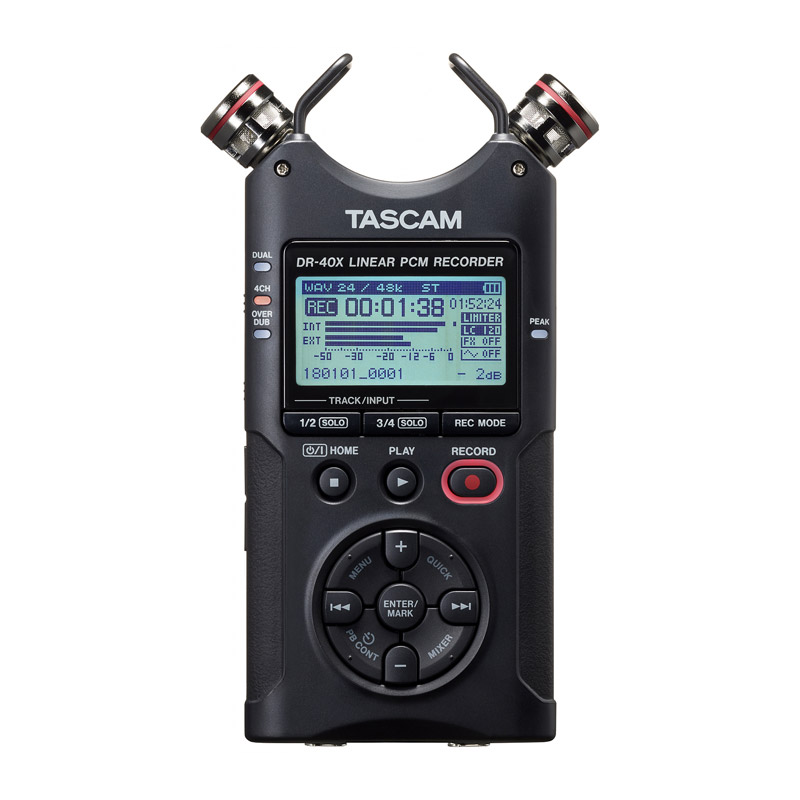 Tascam DR-40X Four Track Digital Audio Recorder (NEW)
