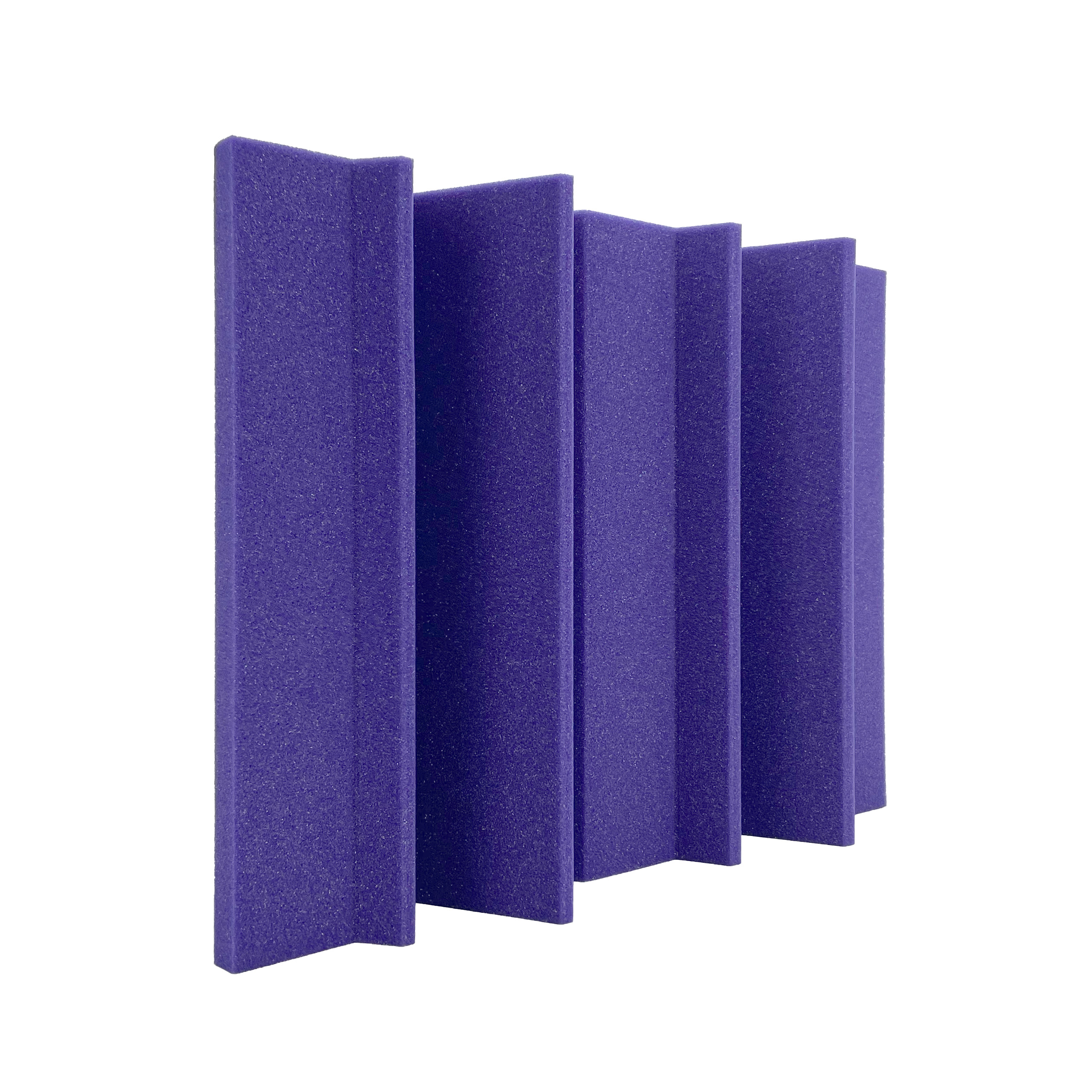 Universal Acoustics Mercury 300mm Corner Bass Trap, Purple (4 Pack)
